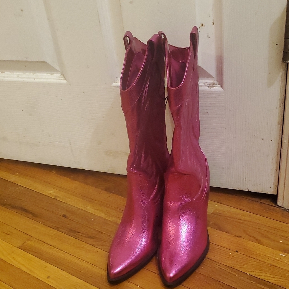 Pink Women's Cowboy Boots